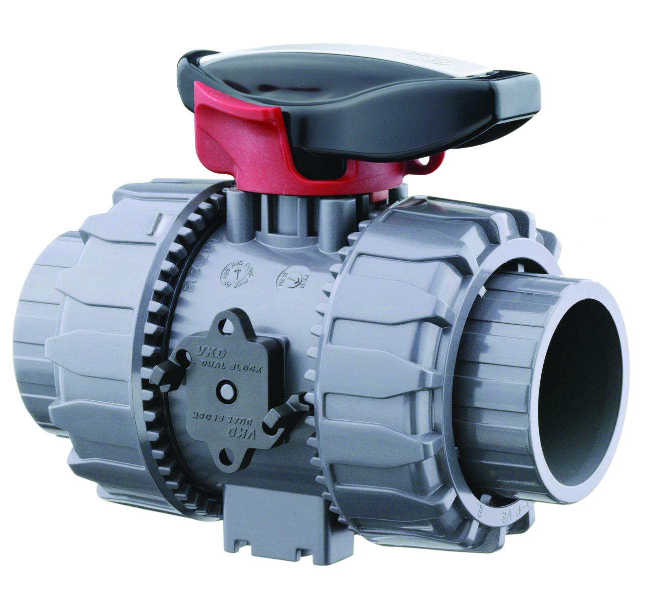 ABS Double Barrel Union Ball Valve (EPDM Seals) – Plain Sockets ...